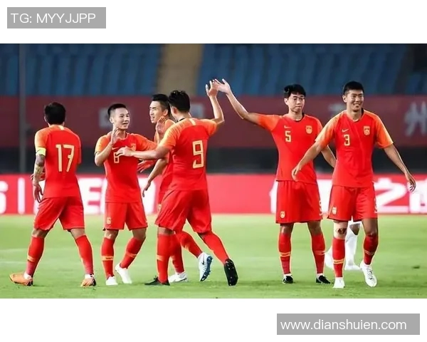 中国国足精彩表现以三比零战胜韩国队展现强大实力与团队合作精神